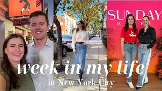 NYC Vlog 💫 🚕 Broadway show, skincare brand event | Week in my life in NYC