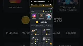 Хамстер Комбат Новая Карта Комбо  / Hamster Kombat New Kombo  27.08.2024.
