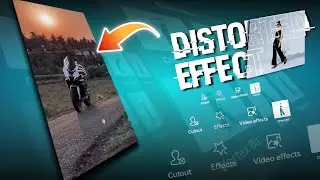Capcut Distorted Effect Tutorial || Bike Video Editing Tutorial / 