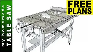 🟢 My Homemade Table Saw 👉 FREE Table Saw DIY Plans  👈