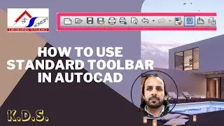 How To Use Standard Toolbar In AutoCAD | AutoCAD Standard Toolbar