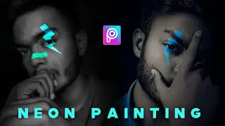 Neon Face Lights Effect Editing in PicsArt | Picsart Neon Light Photo Editing