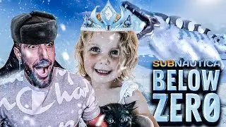 3-YEAR-OLD & DAD ALMOST FREEZE TO DEATH FIGHTING THIS MAMMOTH CREATURE! Subnautica Below Zero Part 3