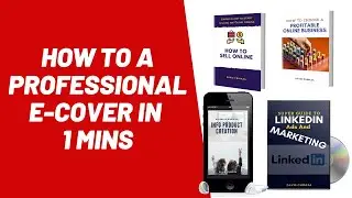 how to create a 3D Book Ecover  in 1min with beautiful Design