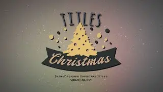 Tempale Merry Christmas Titles After Effects