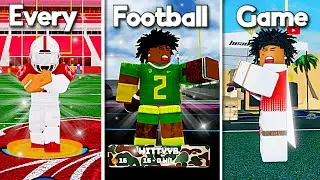 I Threw A Touchdown Pass On EVERY Roblox Football Game