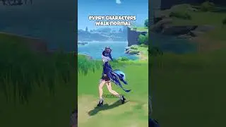 genshin characters walk animation 