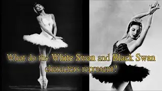 What the Black and White swan characters represent in Swan Lake