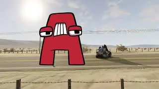 Alphabet Lore vs Cars (A-Z) in BeamNG-Drive