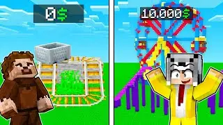 LUNAPARK AÇARAK MİLYONER OLDUM 🤑 - Minecraft