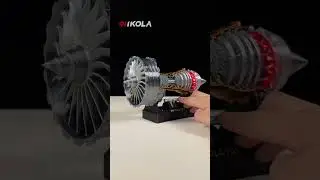The stunning Rolls-Royce aero engine