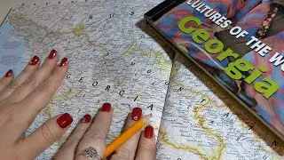 ASMR ~ Georgia History and Geography ~ Soft Spoken Page Turning