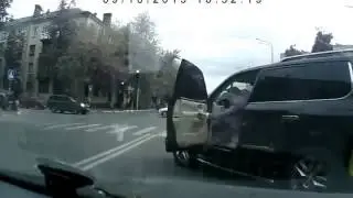 Бычье на внедорожнике!
