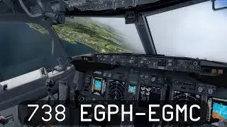 Prepar3d V4 - EasyJet 737-800 - Edinburgh to Southend (EGPH-EGMC)