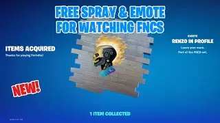 How to Get Free FNCS Renzo in Profile Spray #fortnite