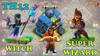 TH12 SUPER WIZARD WITCH ATTACK STRATEGY |  TH12 Attack Strategy | Clash of Clans 2023