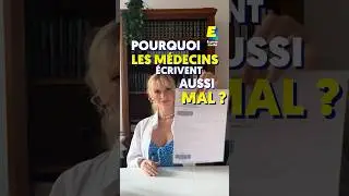 Pourquoi les médecins écrivent aussi mal ? ✍🏼 #shorts