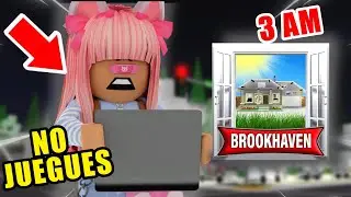 😫Jugando Brookhaven a las 3AM 😥/Roblox