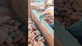 Build a Brick wall simple and fast Good tools and machinery make work easy