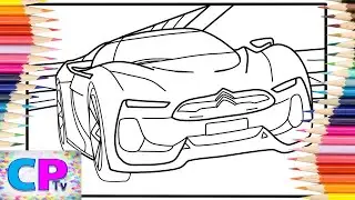 Citroen GT/Sport Car Coloring Pages/Gran Turismo/@coloringpagestv /Anna Yvette/Red Line[NCS Release]
