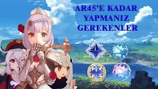 Yeni Başlayan Rehberi(AR 45 e kadar)Genshin Impact Türkçe