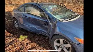 Semi Ran me off the Road into a Tree at 65mph, hit and run car vlog