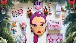 [💜Paper DIY💜] K-POP DEMON HUNTERS  Rumi’s Christmas Skincare + Holiday Makeup