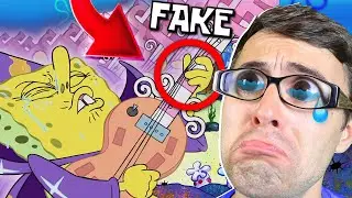 SpongeBob SquarePants FAKE GUITARIST?