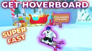 All Christmas Event Super Fast and Get Free Hoverboard in Roblox Pet Simulator X
