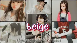 Beige - Lightroom Mobile presets / Beige preset / beige filter / cream preset / Nude preset