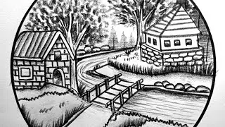 How to draw scenery