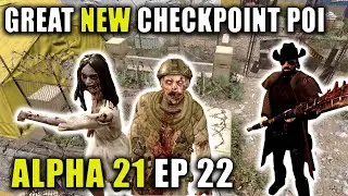 Screamer Horde Crashes A T5 INFESTED Quest | 7 Days To Die Alpha 21 Gameplay
