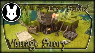 Vintage Story - Day 1 Survival - How to Handbook Bit By Bit