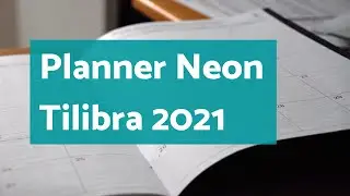 Planner Neon Tilibra 2021: páginas internas
