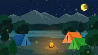 Camping Mountain Night- Full HD - Free to Use - Loyalty Free - No Copyright