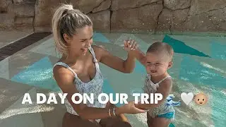 A DAY ON OUR TRIP AWAY🌊🥺👶🏼 🤍 | VLOG | MOLLYMAE