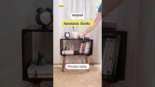 Amazon finds wooden table 💁 #viralshorts #shorts #trending #ytshorts ✨