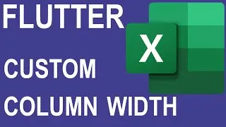 Flutter: Export to Excel with custom column width 4K