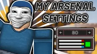 My ARSENAL SETTINGS As a LEVEL 1000.. (Roblox Arsenal)