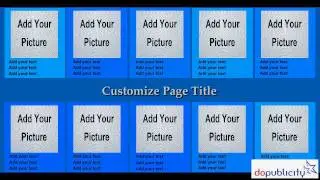 Digital Signage Content Template for 10 Products with Image