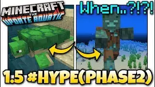Minecraft - 1.5 UPDATE HYPE ! Update Aquatic ( Phase 2 ) When ?!?! - MCPE / Xbox / Bedrock