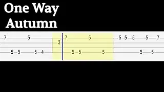 One Way - Autumn (Easy Ukulele Tabs Tutorial)