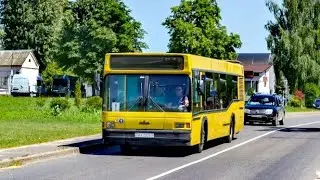 ДЗЕРЖИНСК (Беларусь) | Поездка на Автобусе; МАЗ-103.065; гос. АХ 2909-5; марш. 1. (13.08.2024 г.)