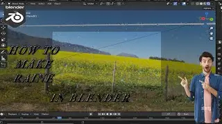 HOW MAKE RAIN IN BLENDER
