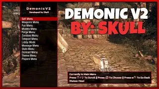 *NEW PS3* - BO1 - Demonic V2 SPRX Mod Menu - Host & Non Host  - By Skull - Free Download! (CEX/DEX)