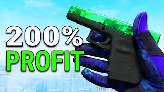 spamming GLOCK EMERALD tradeups! (PROFIT)