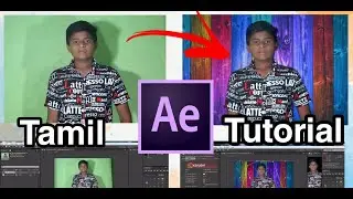 How to remove green screen in after effects in Tamil / AE Tutorial / Tamil tutorial / Cryton Marshal