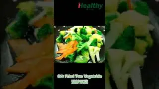 Stir Fry Two Vegetables 清炒双花｜Recipe｜iHealthy Cooking Class