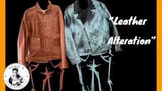 LEATHER ALTERATION ON THESE COOL JACKETS.