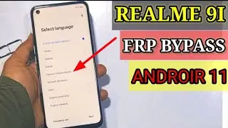 realme 9i frp bypass Android 11// realme 9i google account unlock without any box